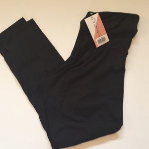 Honey and Lace Black Leggings